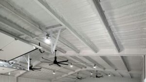 How High-volume, low-speed (HVLS) Fans Work with HVAC Systems to Improve Building Efficiency